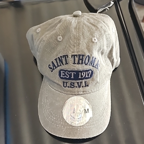 Saint Thomas U.S.V.I. Gray Cap - Picture 1 of 1